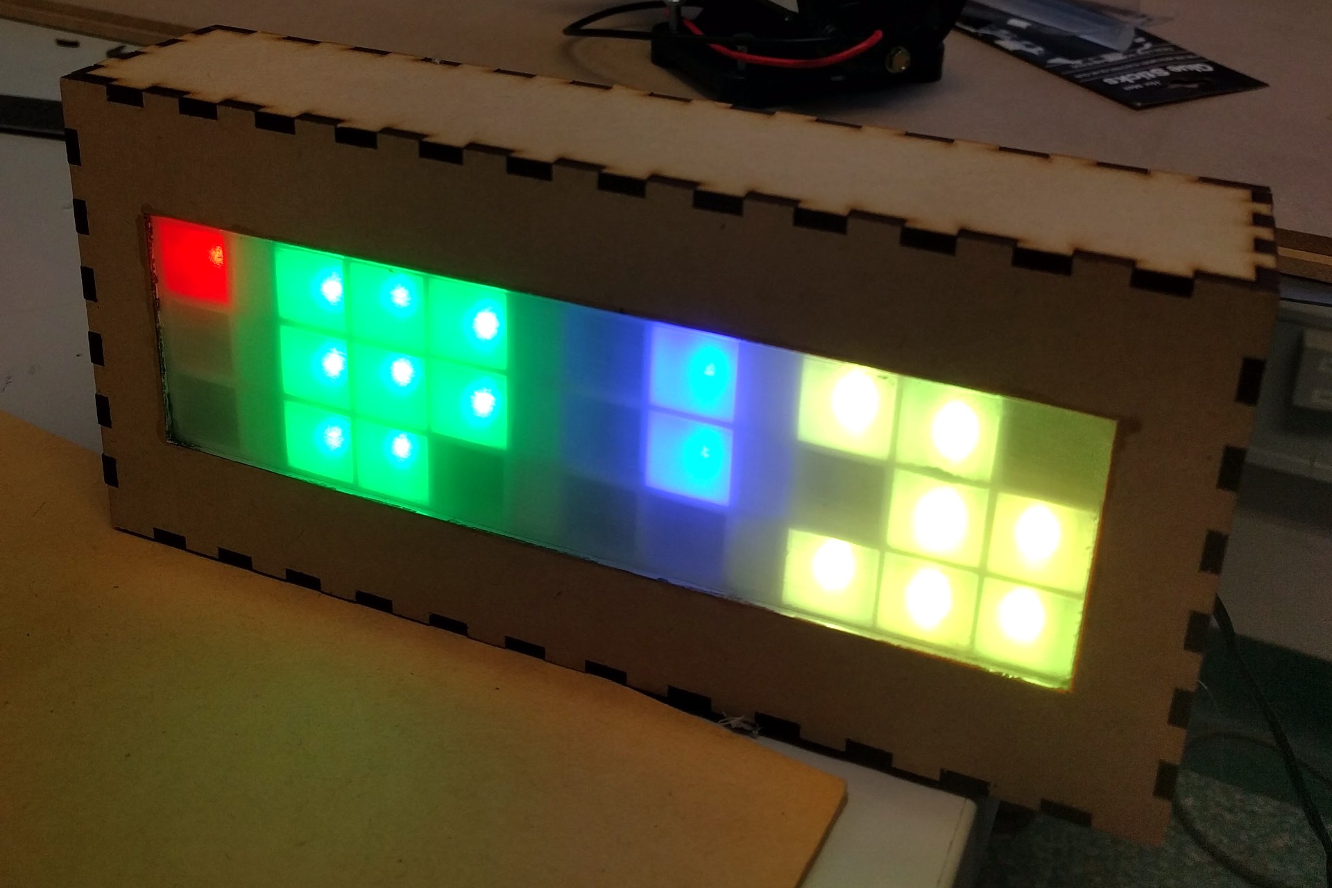 Making a unique clock with some LED magic.